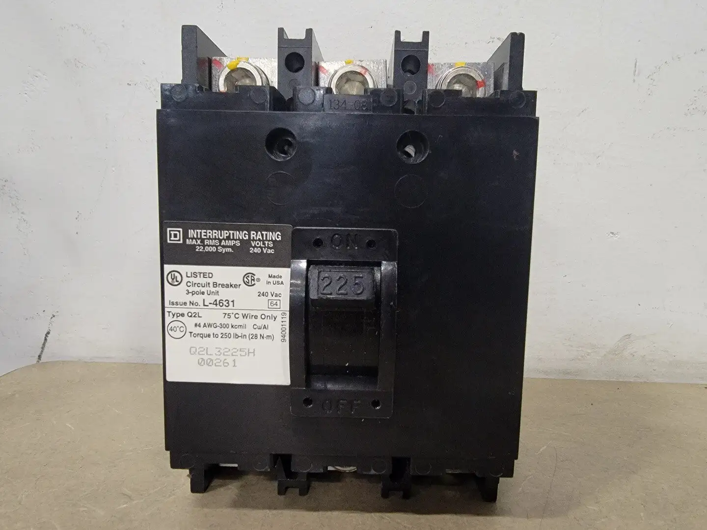 USED SQUARE D Q2L3225H