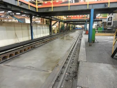 USED TRANSPORTWAGON ON RAILS 13 000 MM
