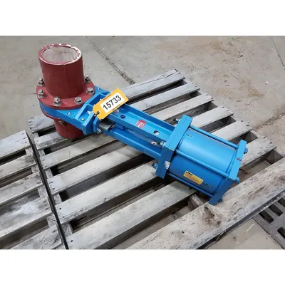 6" Newcon Stainless Steel Knife Gate Valve [Unused]