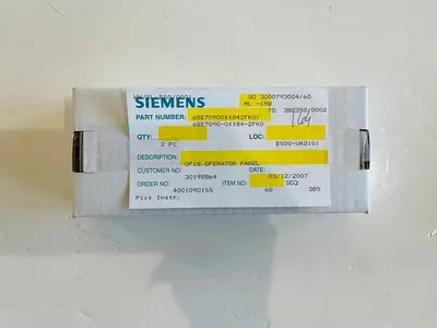New Sealed Siemens PLC 6SE7090-0XX84-2FK0 #K-906