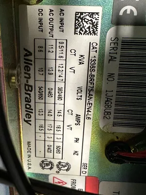 USED Allen-Bradley 1336F Plus
