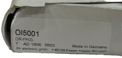 NEW IFM EFECTOR OIR-FPKG-OI5001 INFRARED LIGHT OIRFPKGOI5001