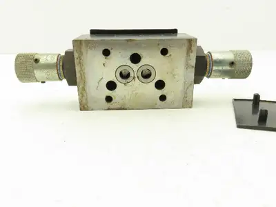 Parker FM3 Hydraulic Flow Control Manifold Mount Needle Valve