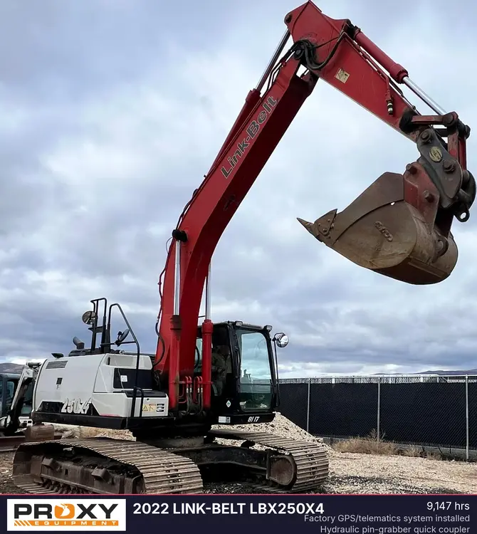 Used 2022 LINK-BELT LBX250X4 Excavators Utah US | Proxy Equipment #1381275