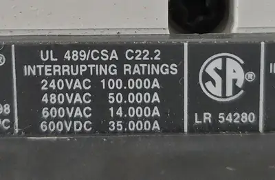 ALLEN-BRADLEY S3H SACE S3 Circuit Breaker 3-Pole 150A. Loc 4E-26*