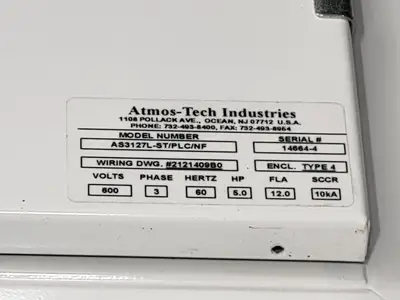 NEW ATMOS-TECH AS3127L-ST/PLC/NF