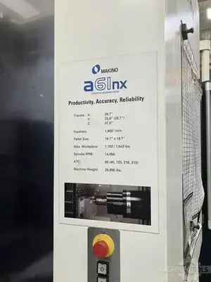Used 2013 MAKINO A61NX Horizontal Machining Centers Arizona US | KD Machinery #1293521
