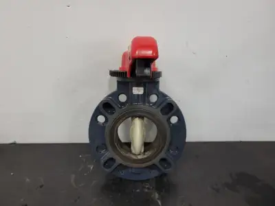 4" Wafer Type PVC Butterfly Valve