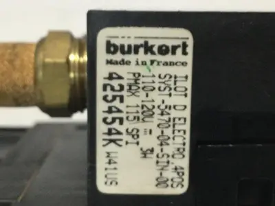 USED BURKERT EASY FLUID CONTROL 425454K