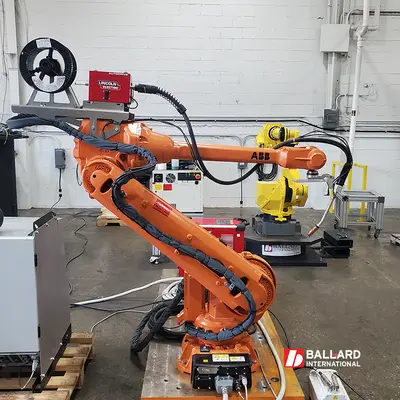 ABB IRB 4600-20/2.5 Welding Robot w/ IRC5 Controller & Lincoln R450 Weld Package