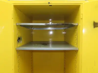 Jamco BM60 Flammable Safety Cabinet 60 Gallon Yellow Flammable Liquid