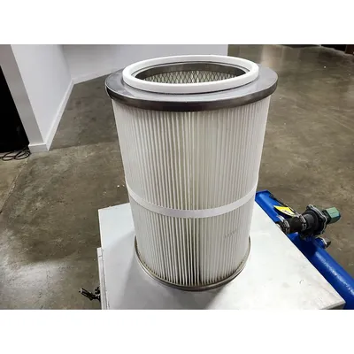 Used Flexicon Stainless Steel 60 sq. ft. Pulse-jet Bin Vent Filter