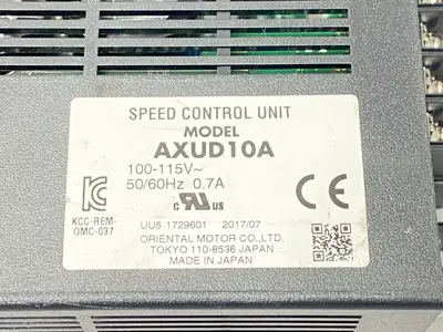 USED ORIENTAL MOTOR SPEED CONTROLLER 0.7A 100-115V 50/60HZ