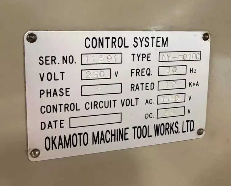 Used 2010 OKAMOTO IGM-2M Internal Grinders Illinois US | Aucto #1333527