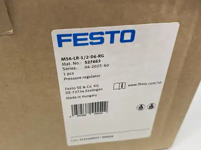 New | in-Stock Festo Modular Pressure Regulator 527663 Air Pressure Regulators Michigan US | Maverick Industrial Sales #1486207