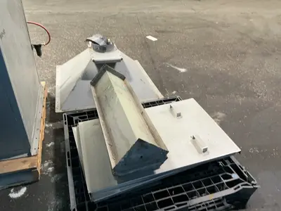 Used ZERO MFG BNP 220 Blast Room (Manual Booth) Ohio US | HGR 24 #1323846