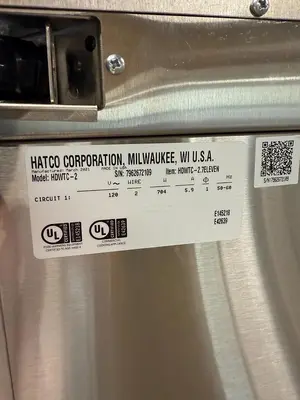USED HATCO HDWTC