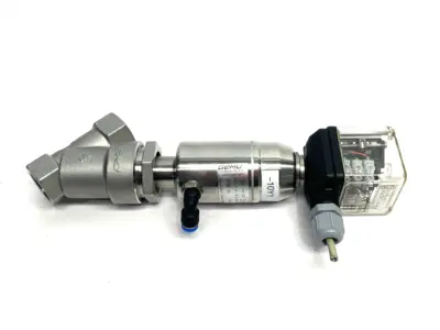 USED GEMÜ ANGLE SEAT GLOBE VALVE