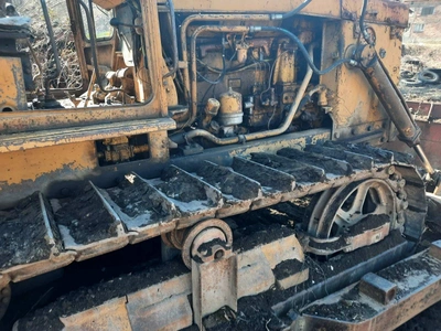 CTZ (CHELYABINSK) Chain Bulldozer, in good working condition, VIDEO