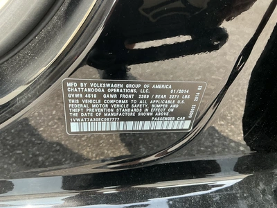 Used 2014 VOLKSWAGEN PASSAT Sedans Michigan US | Miedema Asset Management Group #1313934