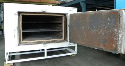 Item# O412 Grieve Modified ID-1250 Atmosphere Box Temper, 72″W x 42″H x 78″L, Electric, 1250°F