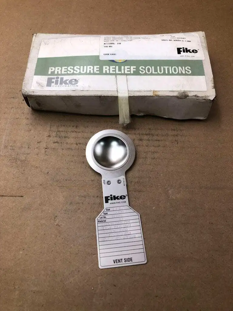 Fike MRK-5 1-1/2″ 316SS Rupture Disc 141.84PSIG 150°F / 153.68PSI 72°F -NIB