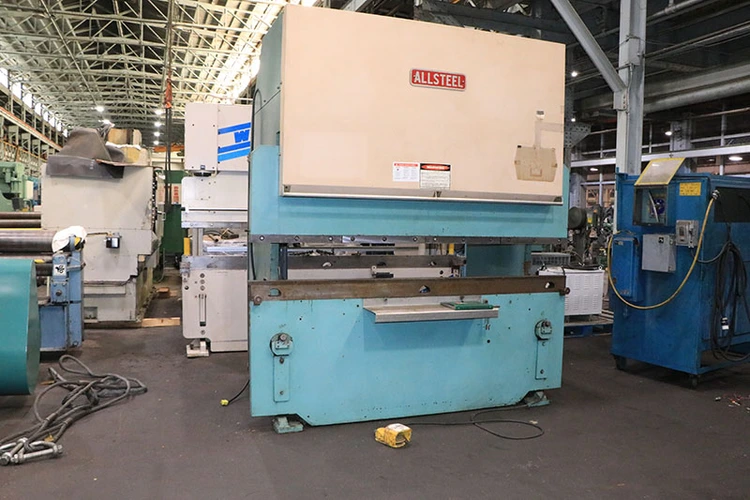 Used 1988 Allsteel 120-8 Press Brakes New Jersey US | Machinery Values #302336
