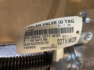 USED VELAN B15-0064C-02TY-W320