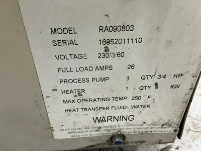 USED THERMAL CARE RA090803