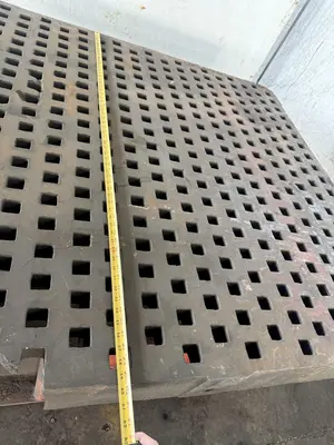 60" X 60" X 36" ACORN WELDING TABLE W/ STAND. STOCK # 0544326