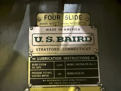 Used U.S. BAIRD #2 Wire Forming (and Four Slides) Ohio US | G-2000, Inc. #1063275