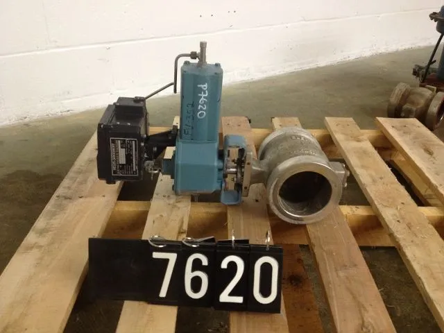 Neles Jamesbury  4"-150 V-Ball Control Valve