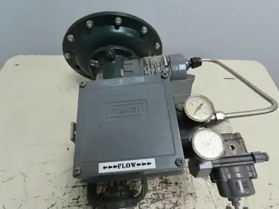 Fisher Control Pneumatic Diaphragm Actuator Lined PTFE Valve 1" Actuator 30 Sz