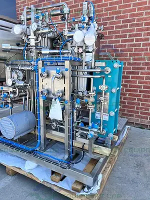 NEW CENTEC EMULSIFICATION SKID 10 GPM W/ 2 - 200L TANKS, FRISTAM FSP POWDER MIXER