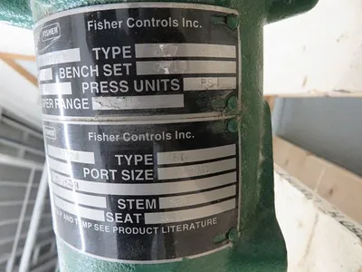 Fisher type ED size 1 1/2" class 250