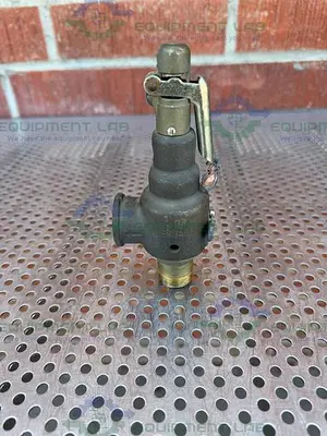 USED KUNKLE VALVE 6010DDM01 SAFETY RELIEF VALVE 3/4" , 180 PSIG