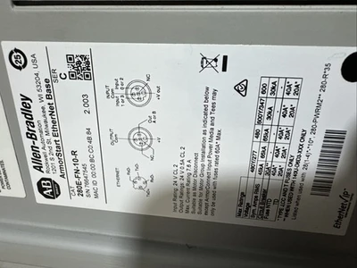 USED Allen-Bradley 284E-FVD2P3Z-10-RR-DB-SB