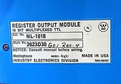 NEW WESTINGHOUSE 2623D30 G01