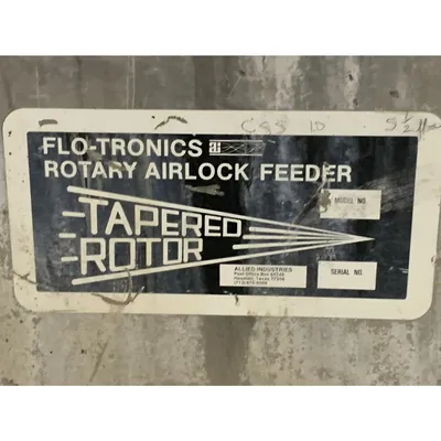 Used 10" Stainless Steel Flo-Tronics Rotary Airlock Feeder Valve