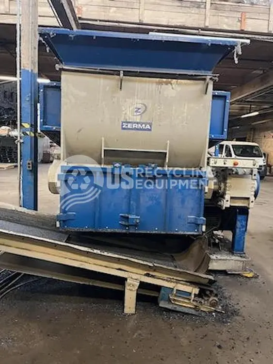 Used ZERMA COMPLETE PLASTICS SHREDDING SYSTEM Shredders Tennessee US | US Recycling Equipment #895699