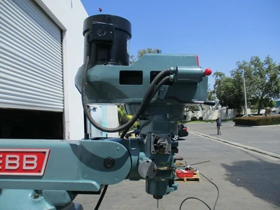 Webb Champ, Milling machine w/chrome ways, variable speed, 10" x50"table