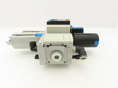 Festo MS6-LFR-1/2-D7-E-U-M-AD1-AS Air Line Filter Shut Off / Regulator Digital