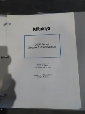 1985 MITUTOYO B231 CMM Equipment | MD Equipment Services LLC (12)
