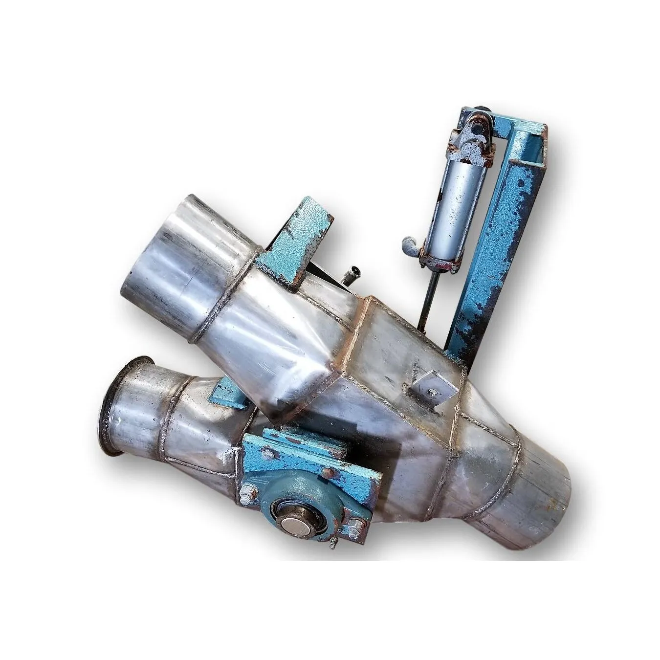 Used 6"Ø Stainless Steel Dry Bulk Diverter Valve