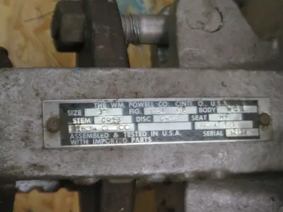 New | in-Stock POWELL B163 Pump & Valve Parts Texas US | Aucto #1308572