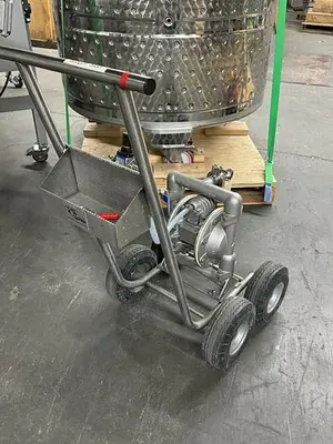 USED VERSAMATIC E1587X7590 ATEX DOUBLE DIAPHRAGM PUMP