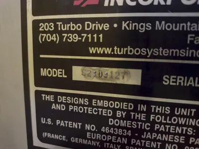 40" X 40" BETTER ENGINEERING MODEL #F4000-LXP ROTARY TABLE PARTS WASHER: YOBRO #24041