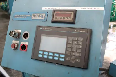 HAUTAU MODEL #CC15M DOUBLE END CHAMFER MACHINE: STOCK #10957