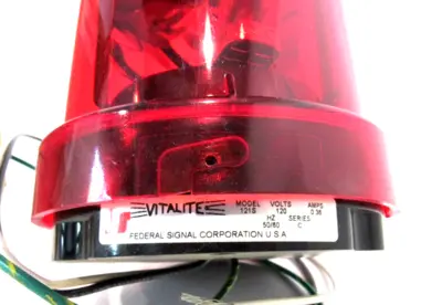NEW FEDERAL SIGNAL 121S-120R ROTATING LIGHT 121S120R