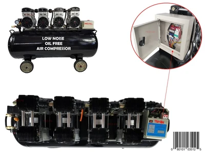 Air Compressors / Low Noise 130L-4xM #35125